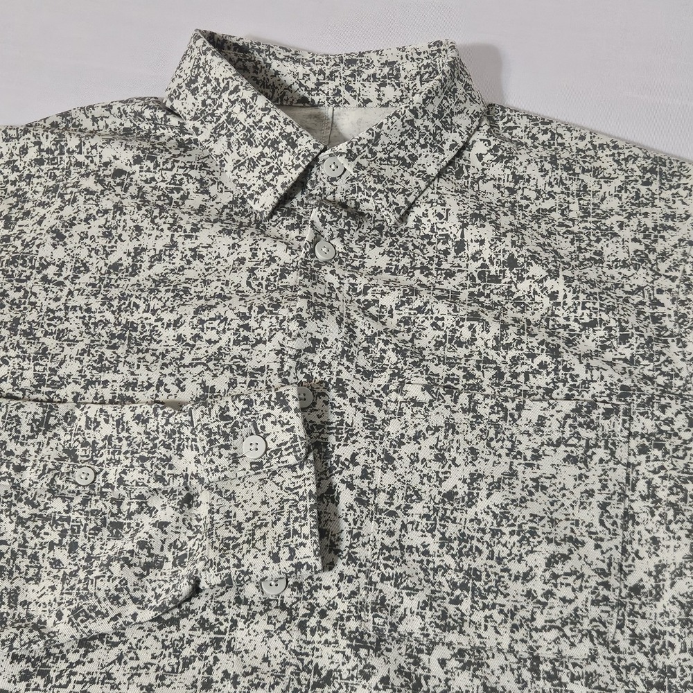 Lululemon Commission Long Sleeve Shirt Men's Sz S Stretch Comfort Button Up Rare